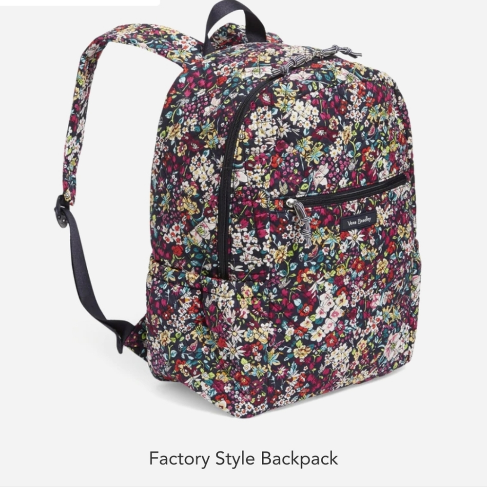 Vera Bradley Factory Style Backpack NWT - Picture 12 of 14